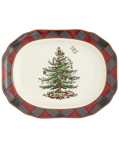 Christmas Tree Rectangular Platter