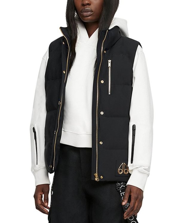 Cambria Quilted Down Zip Vest