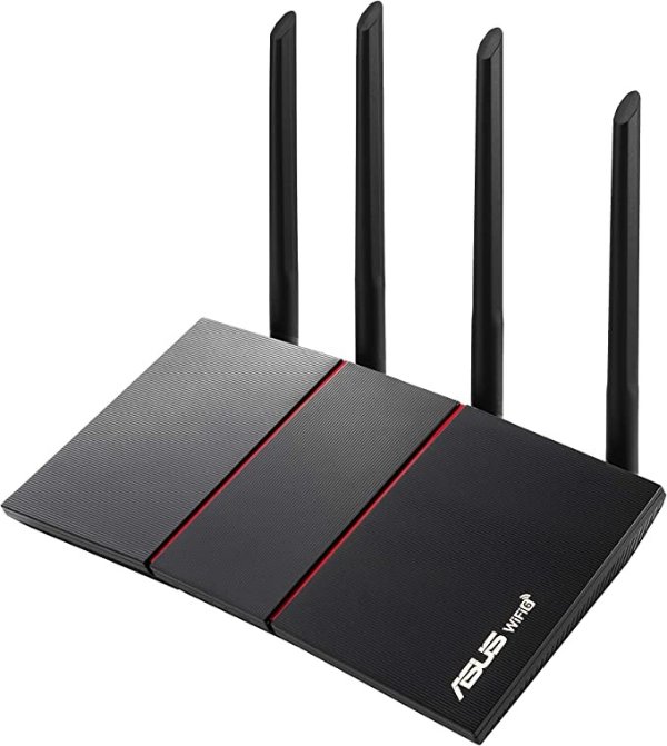 RT-AX55 AX1800 双频 Mesh Wi-Fi 6 路由器