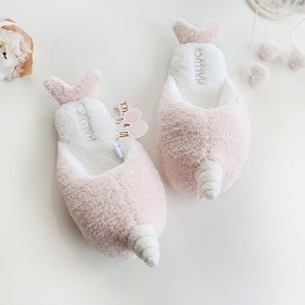 Narwhal Plush Slippers from Apollo Box