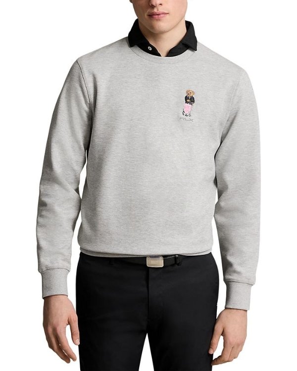Cotton Regular Fit Embroidered Bear Sweatshirt