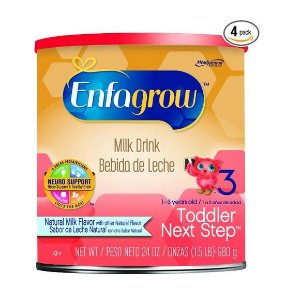 Enfagrow Next Step Natural Milk Powder Can, 24 Ounce (Pack of 4)