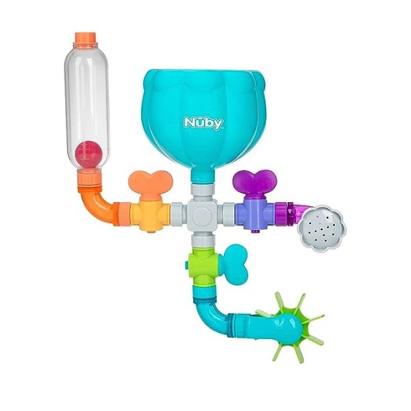 Wacky Waterworks Pipes Bath Toy with Interactive Features for Cognitive Development