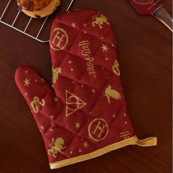 HARRY POTTER X SHEIN 1pc Red Heat Insulation Glove