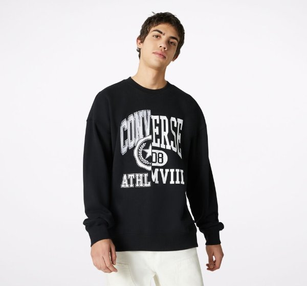 ​Twisted Varsity Crew Mens Sweatshirt. Converse.com
