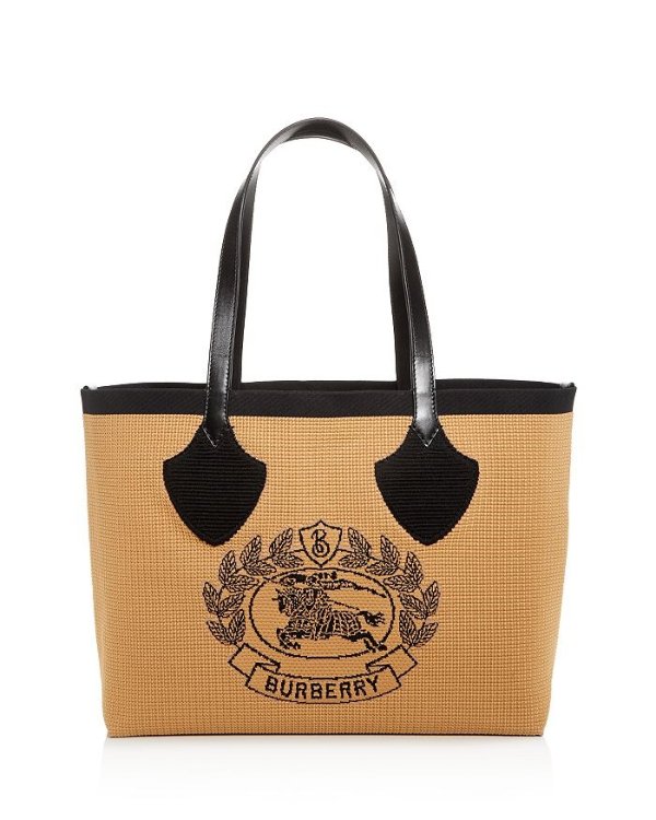 Woven Logo Large Tote