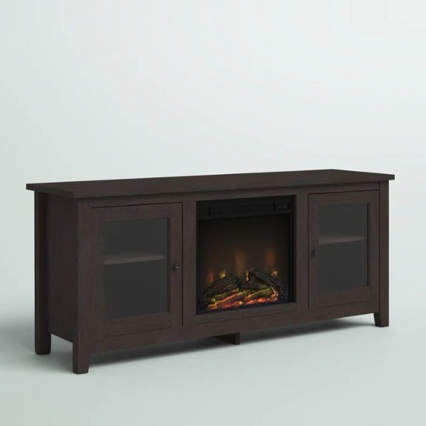 Kohn TV Stand for TVs up to 65" with Fireplace Included