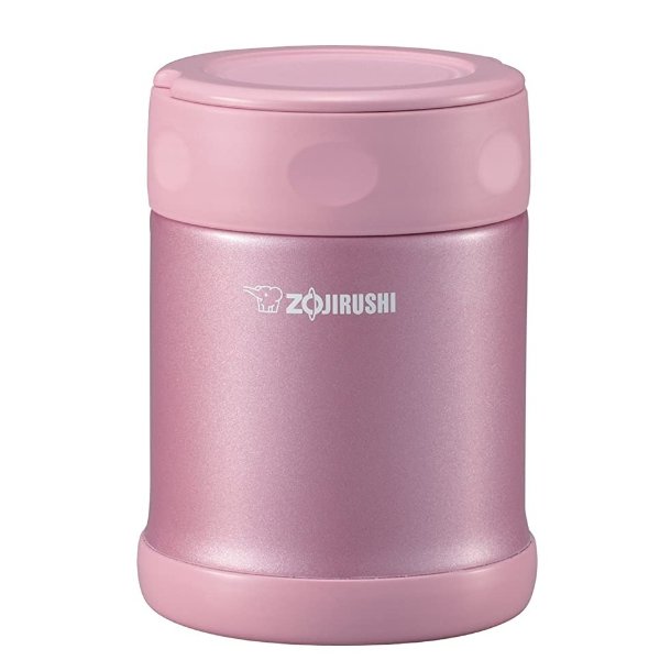 Stainless Steel Food Jar, 11.8-Ounce/0.35-Liter, Shiny Pink