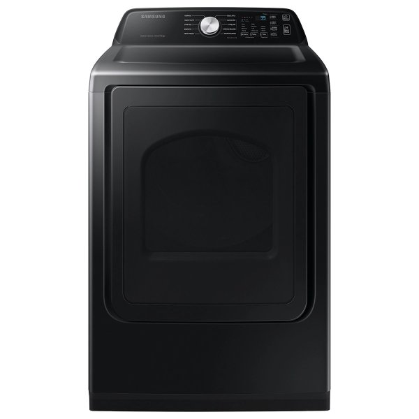 7.4 cu. ft. Smart Electric Dryer with Sensor Dry in Brushed Black | Samsung US