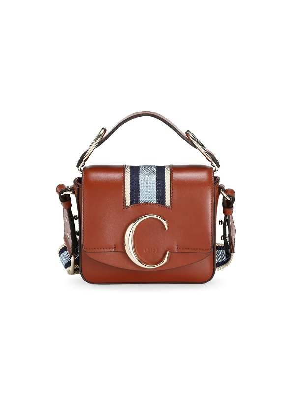 Mini Chloe C Leather Crossbody Bag