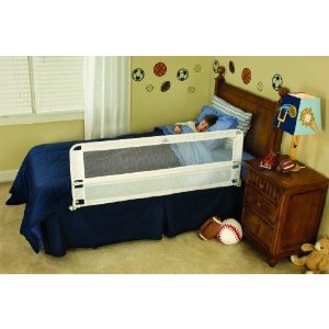Regalo Hide Away Extra Long Bed Rail, White