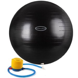 BalanceFrom Anti-Burst and Slip Resistant Fitness Ball with Pump @ Amazon