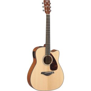 Yamaha FGX700SC 6 String Solid Top Cutaway Acoustic-Electric Guitar