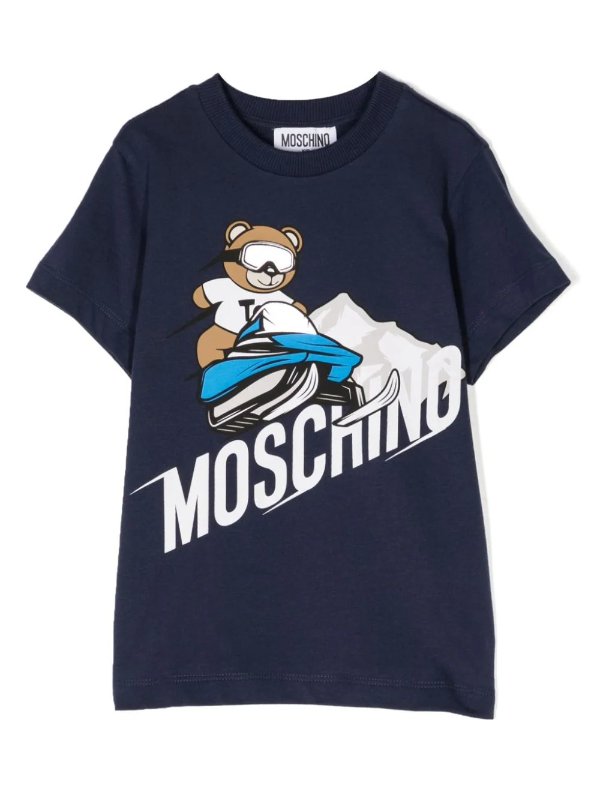 Mountain Teddy Bear-print T-shirt