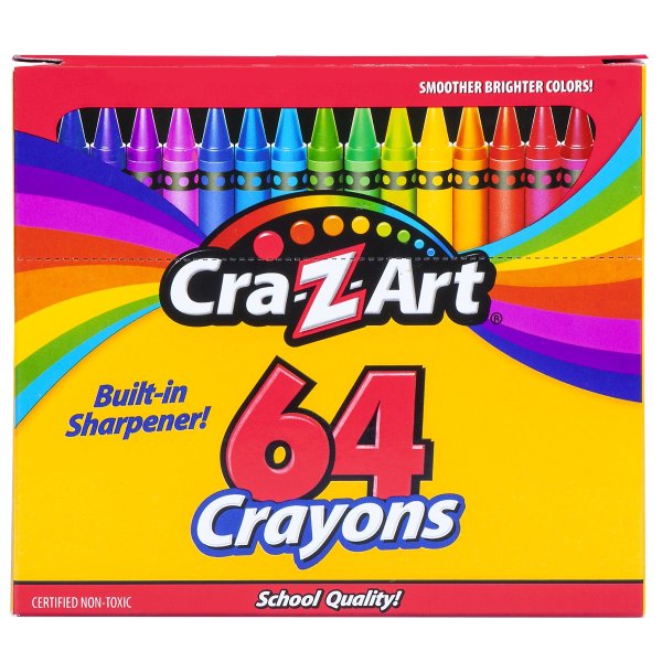 School Quality Crayons, 64 Count