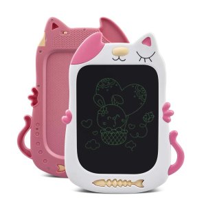 史低价：儿童LCD电子涂鸦板，8.5英寸屏幕，超可爱小喵咪造型