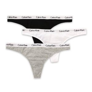 Calvin Klein Women's 3 Pack Carousel Thong Panty