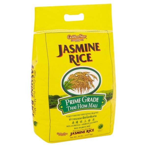 Golden Star Jasmine Rice, 20 Lbs