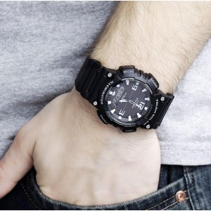 卡西欧 AQ-S810W-1AV 光动能双显手表