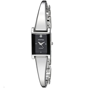 Lightning deal-Armitron Women's 75/5322 Diamond-Accented Bangle Watch