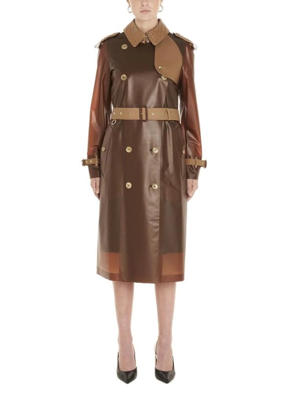 Gifford Collared Belted Double Breasted Trench Coat