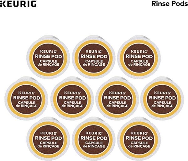 Rinse Pods, Reduces Flavor Carry Over, Compatible withClassic/1.0 & 2.0 K-Cup Pod Coffee Makers, 10 Count