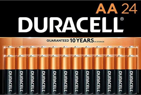- CopperTop AA Alkaline Batteries - long lasting, all-purpose Double A battery for household and business - 24 Count