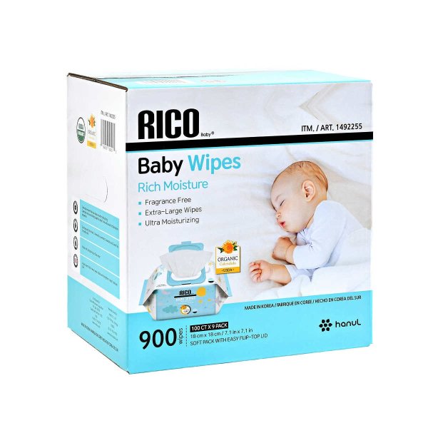 Baby Wipes, 900-count