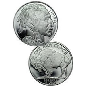 2012 American Indian - Buffalo 1 Troy Ounce .999 Silver Round