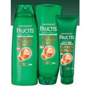 Garnier Fructis Brazilian Smooth Haircare Sample Pack