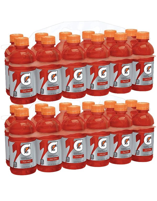Thirst Quencher, Fruit Punch, 12 Ounce Bottles (Pack of 24)