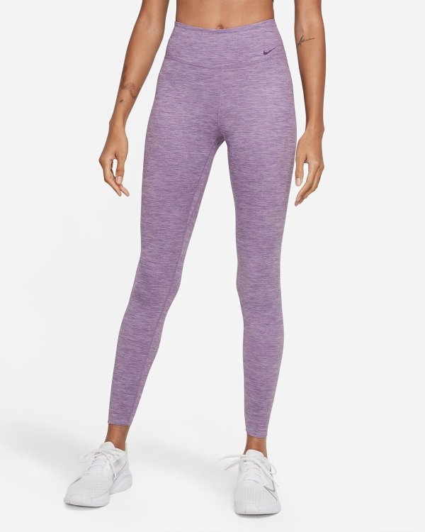 One LuxeWomen's Heathered Mid-Rise Leggings