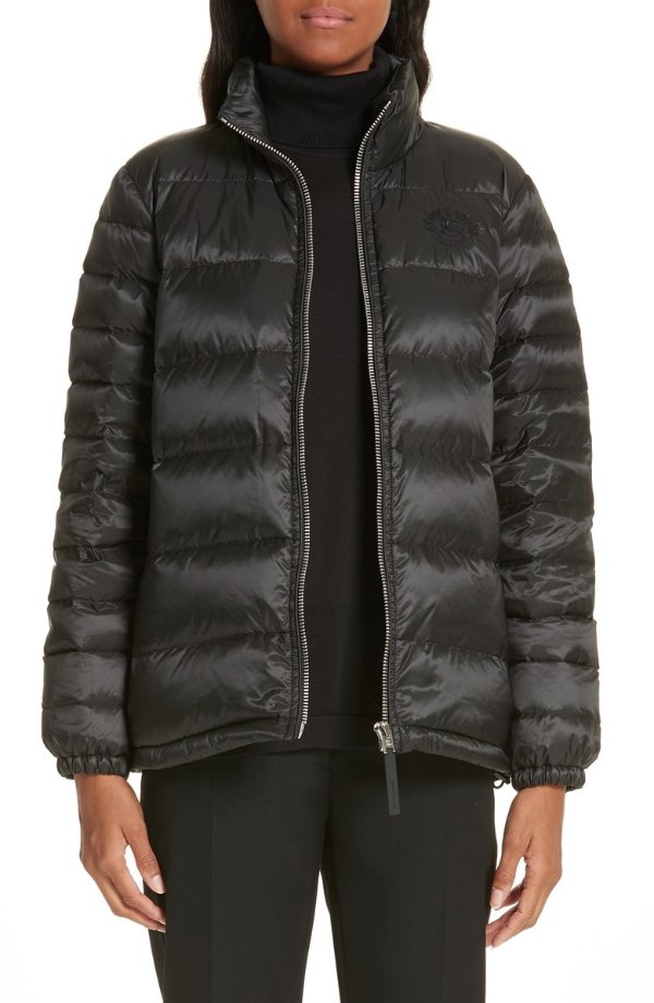 Smethwick Archive Logo Quilted Down Puffer Coat