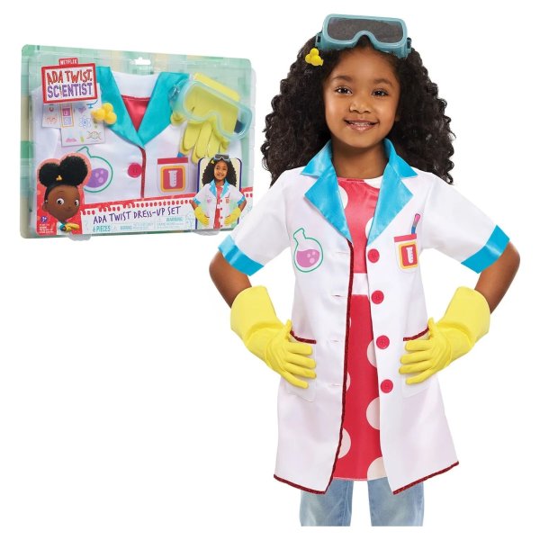 Dress-Up Set, Size 4-6X, Includes Experiment Card and 5 Costume Accessories, Kids Toys for Ages 3 Up, Gifts and Presents