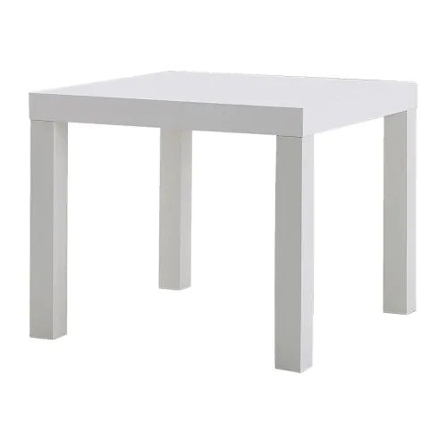 LACK Side table - white, 21 5/8x21 5/8 "