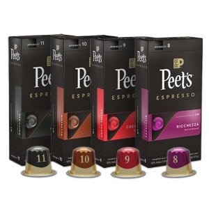 Peet's Nespresso Compatible Aluminum Capsules, 80-count