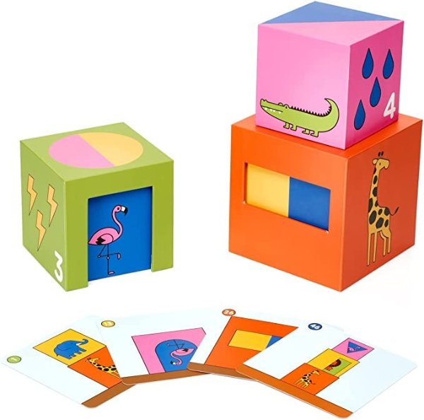 Peek-A-Zoo Learning Game with 48 Challenges for Ages 2+