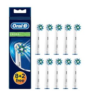 Oral-B Cross Action Replacement Toothbrush Heads x 10