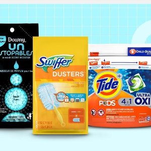 Select Tide, Downy, and Swiffer Products