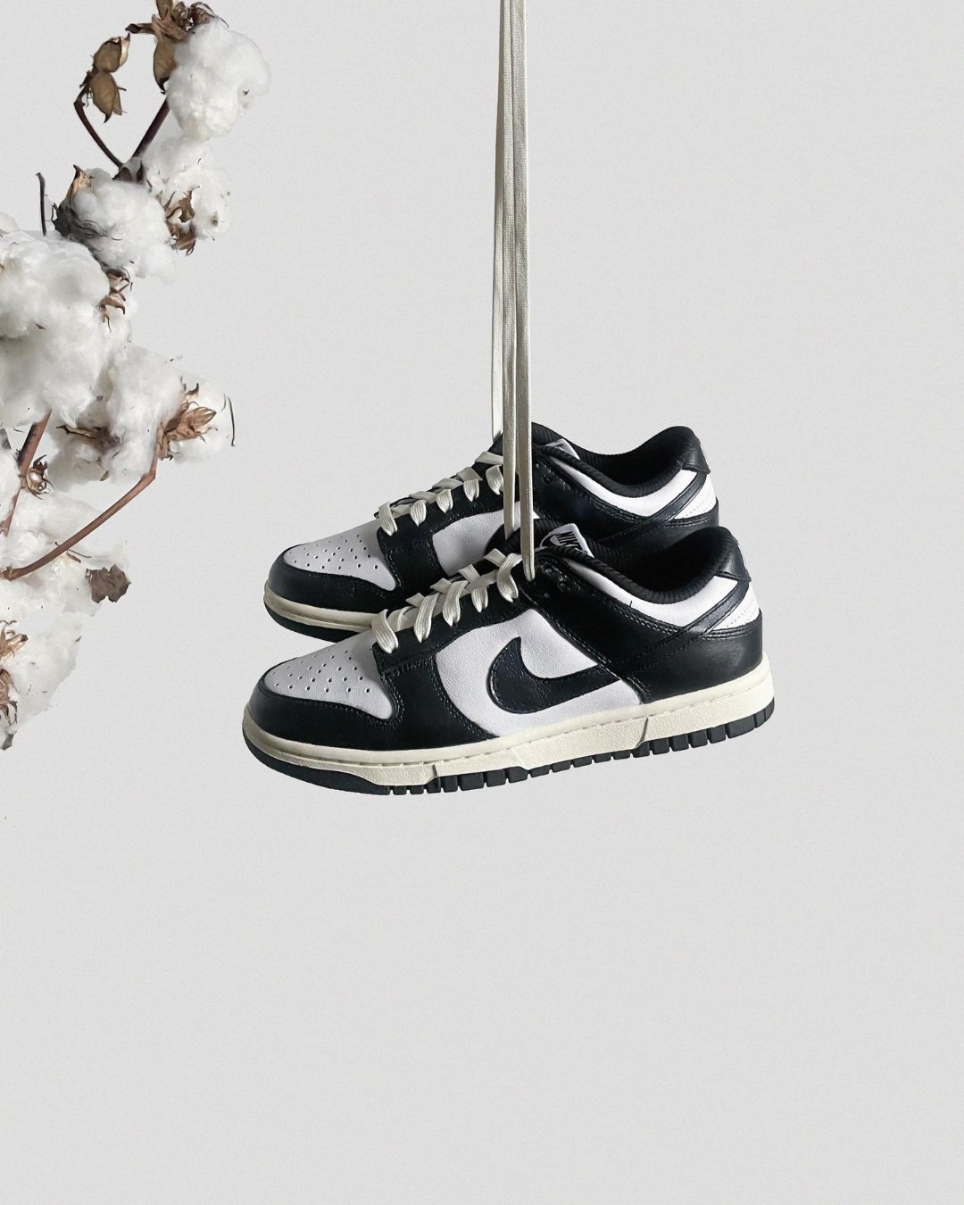 新品上市：Nike Dunk Low 黑白熊猫Vintage做旧款$165！ 手慢无现货速抢！