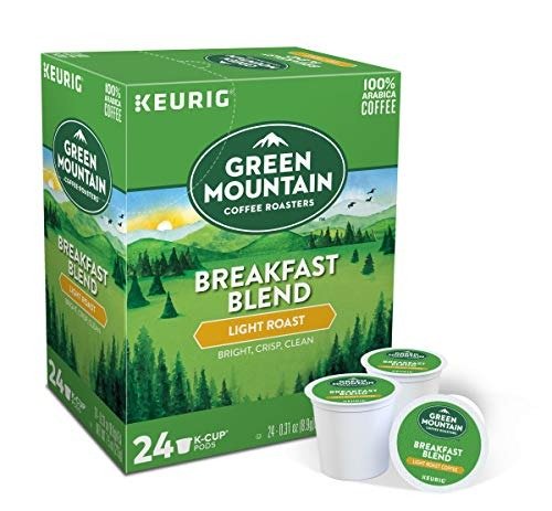 Breakfast Blend, Single Serve Coffee K-Cup Pod, Light Roast, 12 Count, Pack of 6