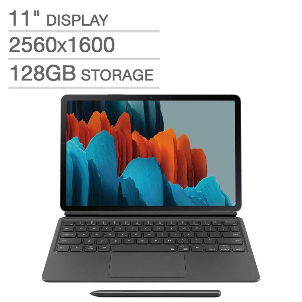 Galaxy Tab S7 128GB - Mystic Black - Includes Keyboard