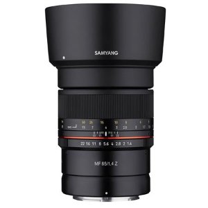Samyang 85mm f/1.4 UMC Manual Focus Lens for Nikon Z