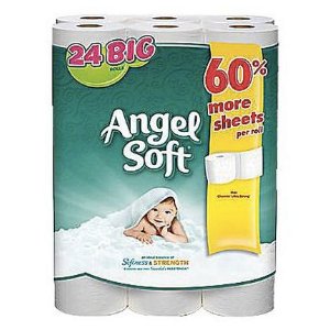 Angel Soft 大卷超柔软双层卫生纸 (24 卷/包)
