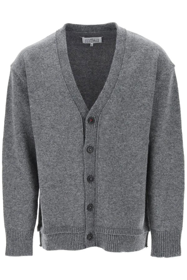 cardigan with elbow patches