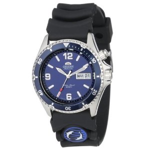 Orient Men's CEM65005D 'Blue Mako' Automatic Rubber Strap Dive Watch