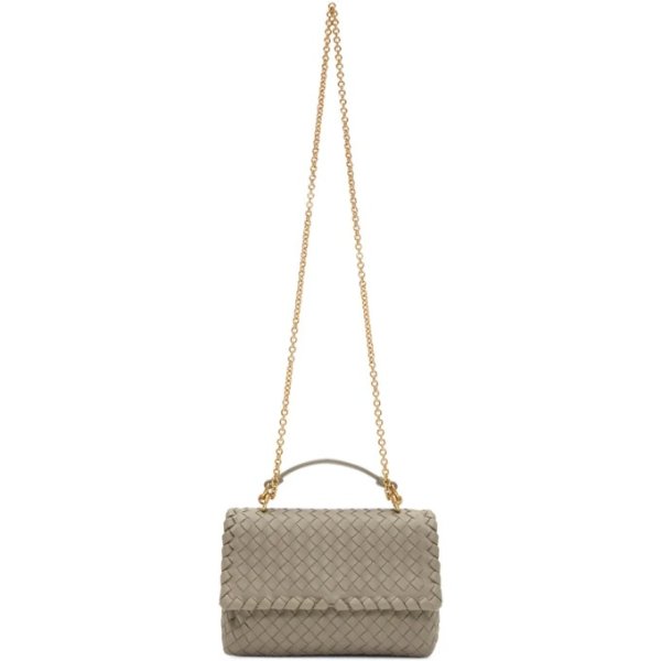 Taupe Intrecciato Baby Olympia Bag