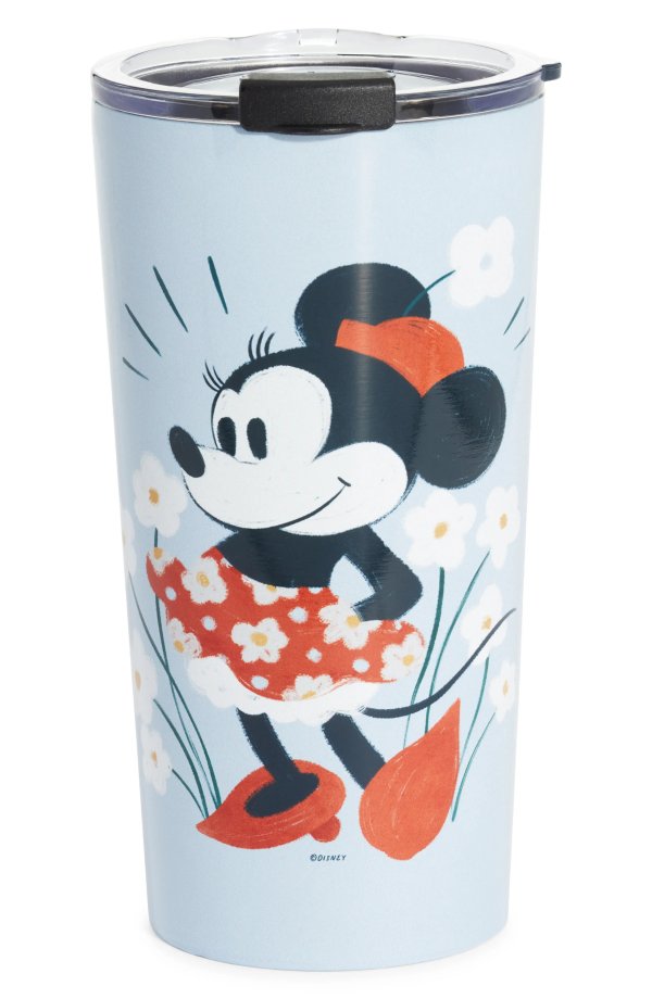 Disney x Society6 Minnie Mouse 20-Ounce Stainless Steel Travel Mug