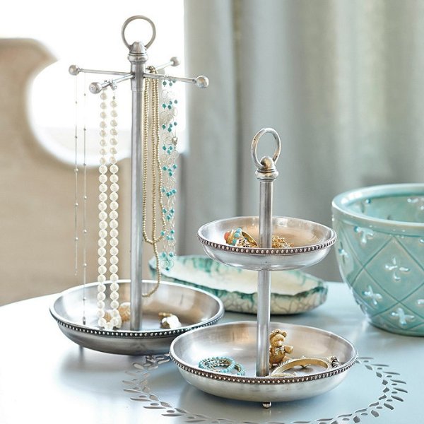 Sophia Jewelry Dish & Necklace Stand | Ballard Designs