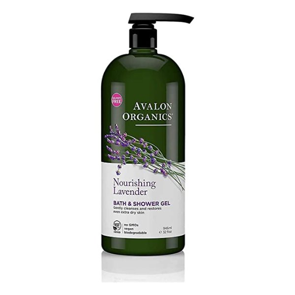 Avalon Organics Lavender Bath & Shower Gel, 32 Ounce